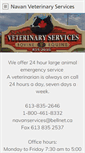 Mobile Screenshot of navanvetservices.com